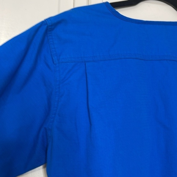CARHARTT Men’s Ripstop Utility Scrub Top Royal Blue - Picture 7 of 8